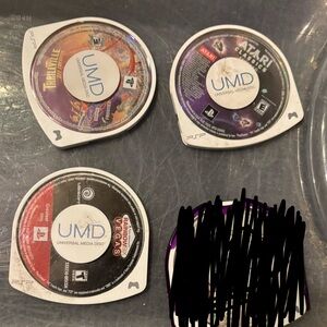 Sony PSP Game Lot. 3 Loose game disks
